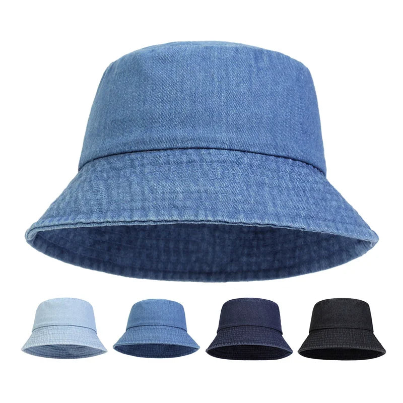 Unisex Washed Cotton Bucket Hats