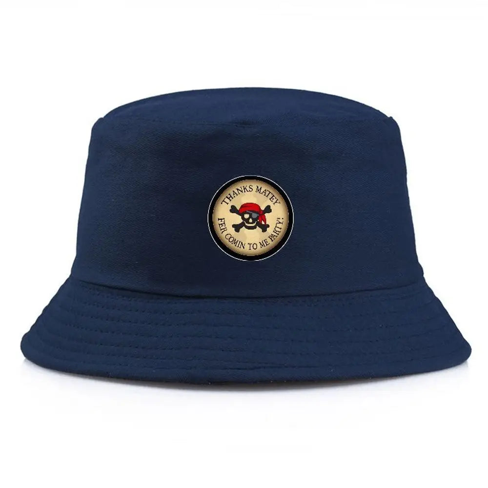 Pirate Skull Printed Bucket Hat