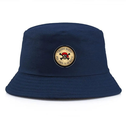 Pirate Skull Printed Bucket Hat