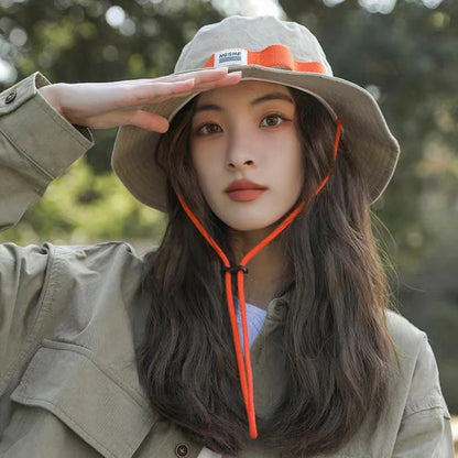 Japanese Wide Brim Sunshade Bucket Hat