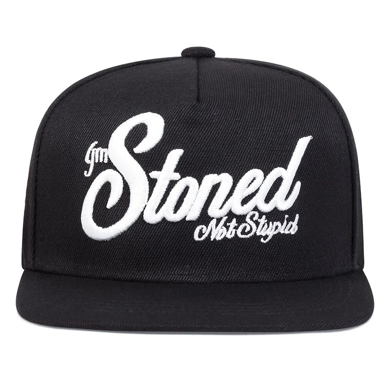 Unisex Letter Embroidery Hip Hop Snapback Cap