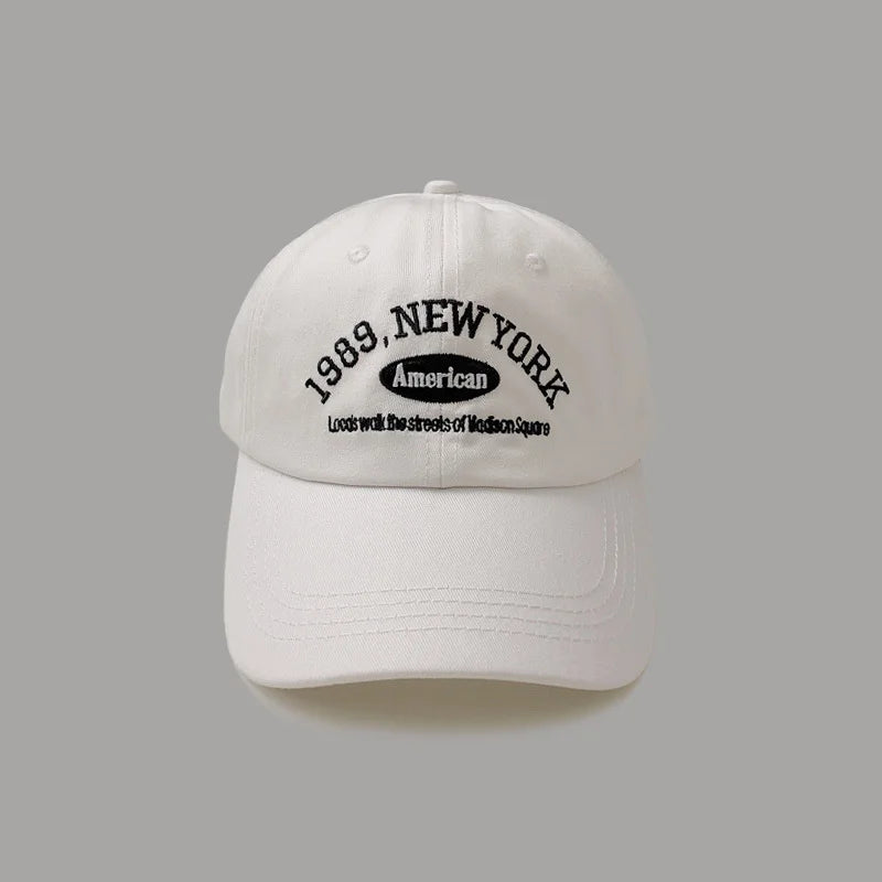Retro Letter Embroidery Baseball Cap