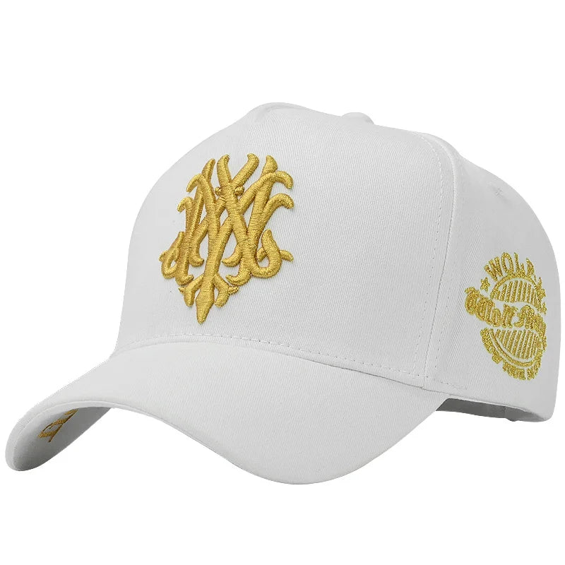 Oversize 5 Panel Cotton Baseball Cap Men Women Fishing Sun