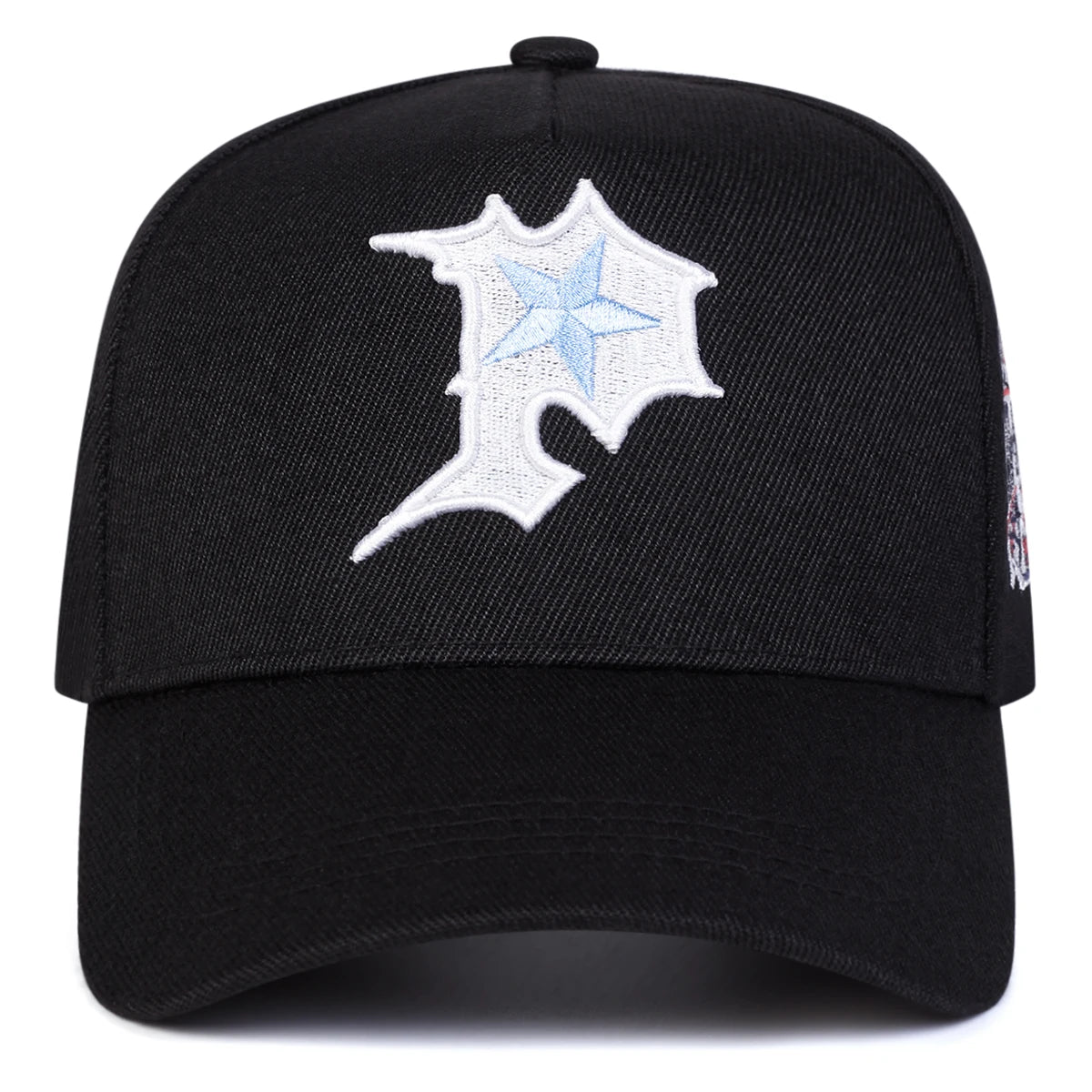 Unisex P Letter Embroidery Casual Outdoor Baseball Cap