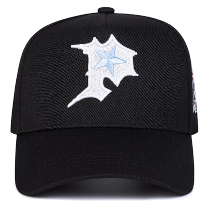 Unisex P Letter Embroidery Casual Outdoor Baseball Cap