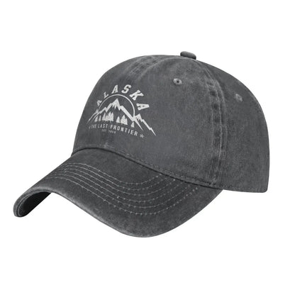 Alaska Est 1959 Mountains Baseball Cap