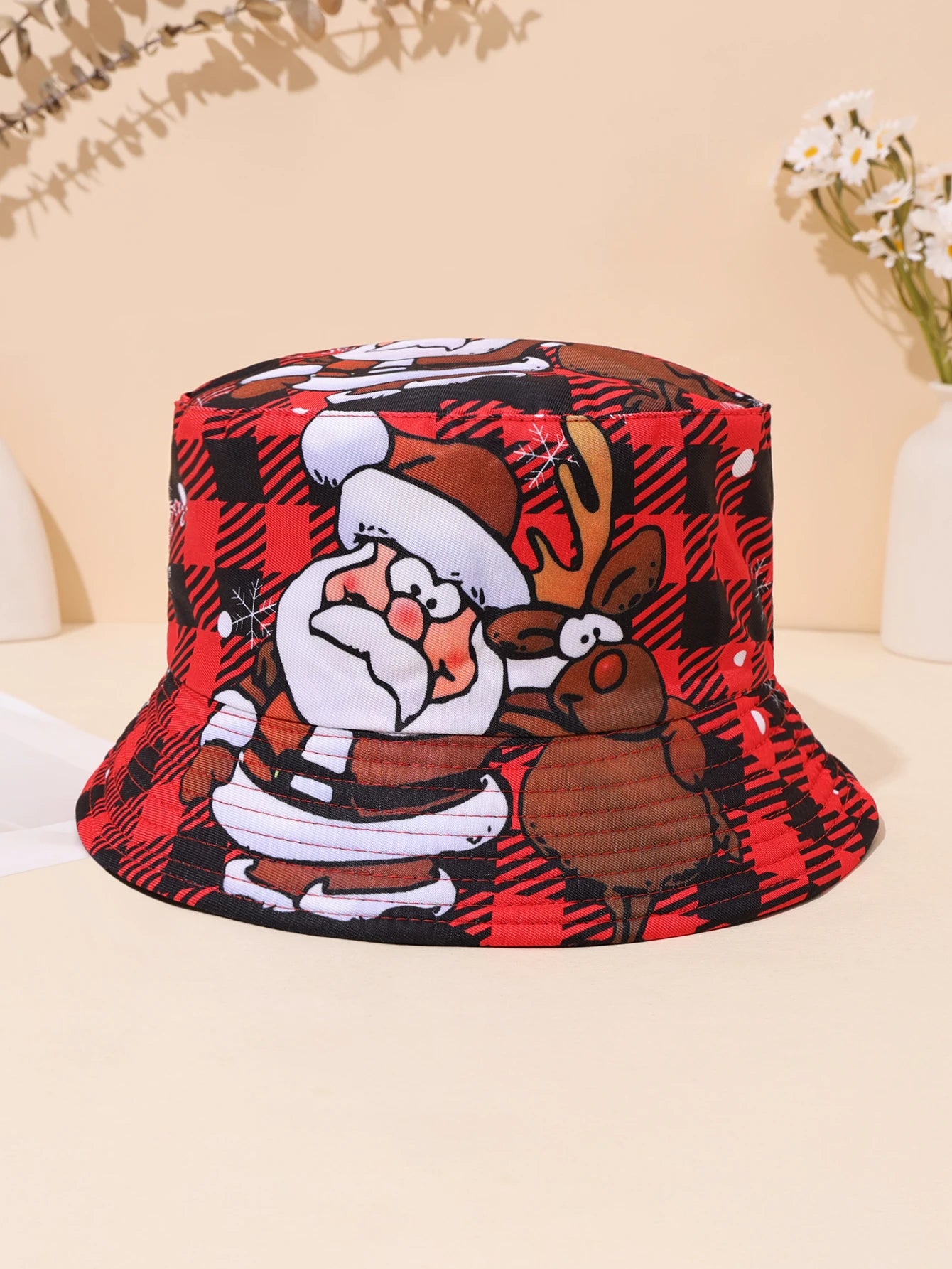 Santa Claus Christmas Fisherman Hat