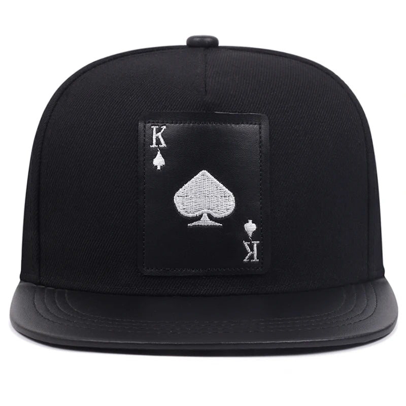 Ace of Spades Flat Brim Hat