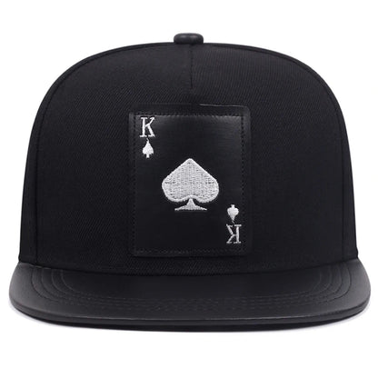 Ace of Spades Flat Brim Hat