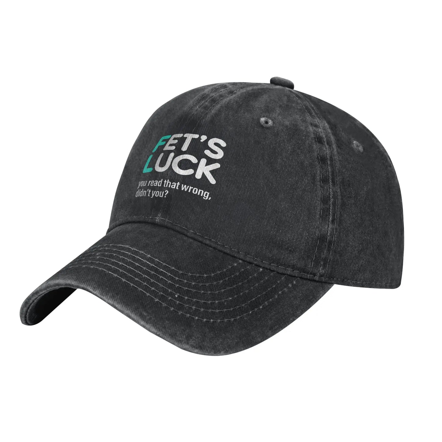 Fets Luck You Read That Wrong Washed Baseball Cap