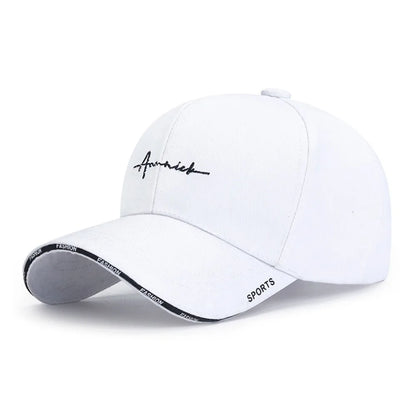 Summer Sunscreen Adjustable Cotton Solid Color Baseball Cap