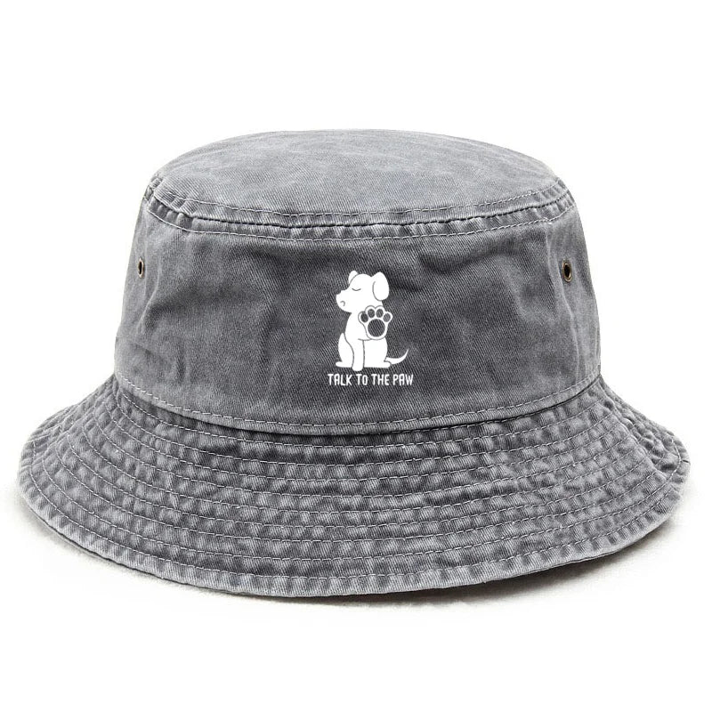 Vintage Fishing Style Dog Owner Bucket Hat