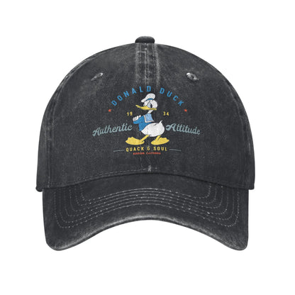 Donald Duck Authentic Print Snapback Baseball Cap