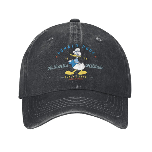 Donald Duck Authentic Print Snapback Baseball Cap