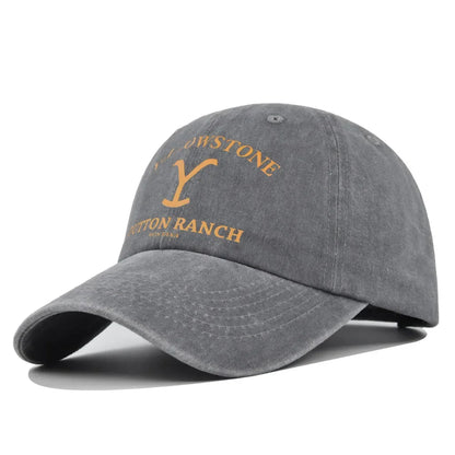 Yellowstone Print Retro Baseball Cap
