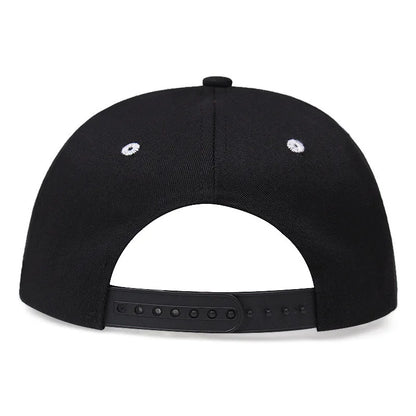 Star Embroidery Flat Brim Hip Hop Cap