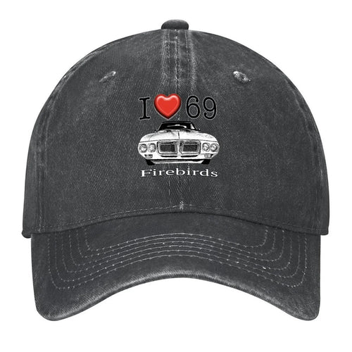 I Love 69 Firebird Trucker Baseball Cap