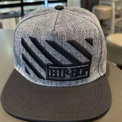 Korean Style Adjustable Flat Brim Hip Hop Baseball Hat