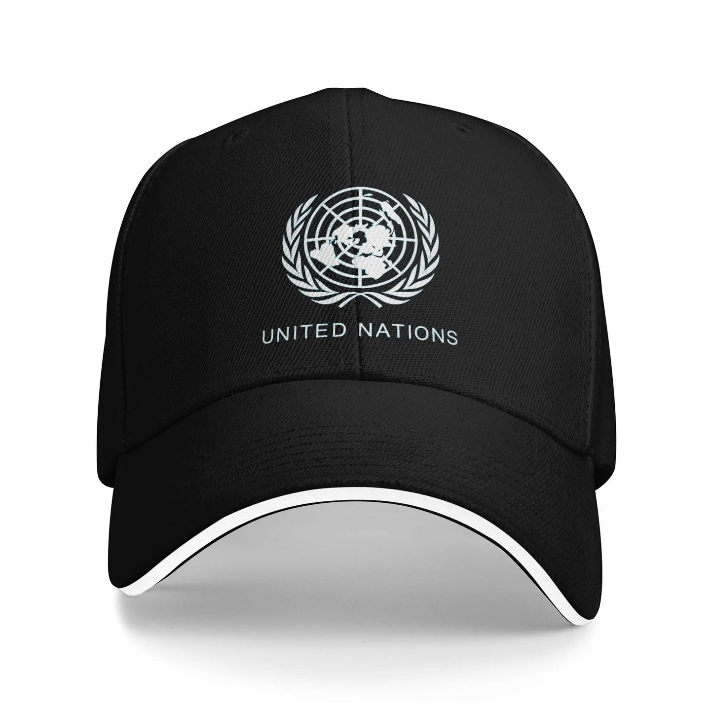 United Nations Print Y2K Sport Baseball Cap