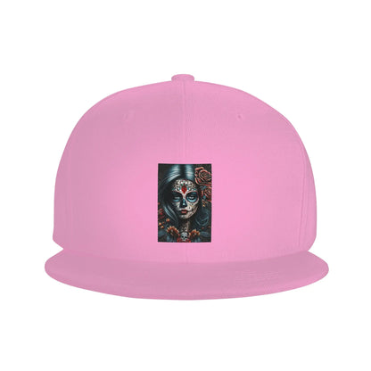 Mexico Skull Woman Vintage Dia De Los Muertos Snapback Cap
