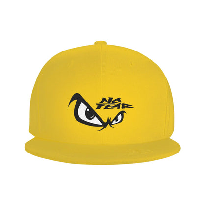 No Fear & Eyes Print Breathable Unisex Snapback Cap