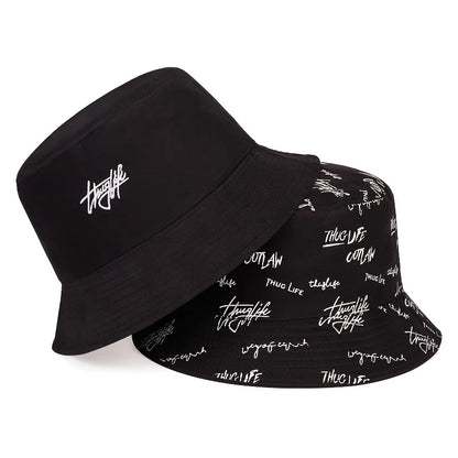 Reversible Printed Sunshade Bucket Hat