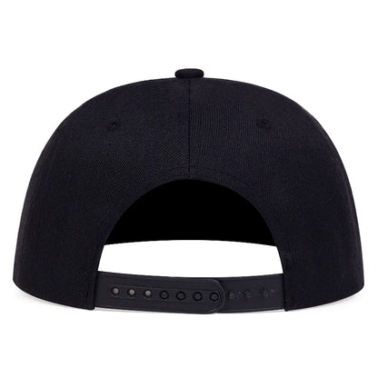 Unisex Skeleton Hand Embroidered Hip Hop Snapback Cap