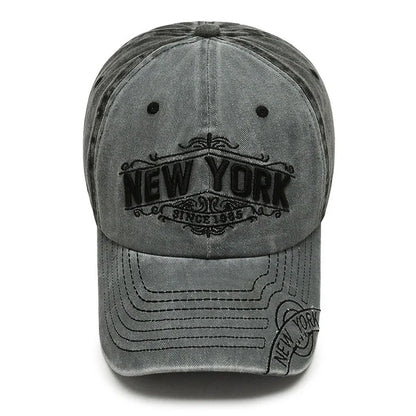 Retro Korean Washed Baseball Cap