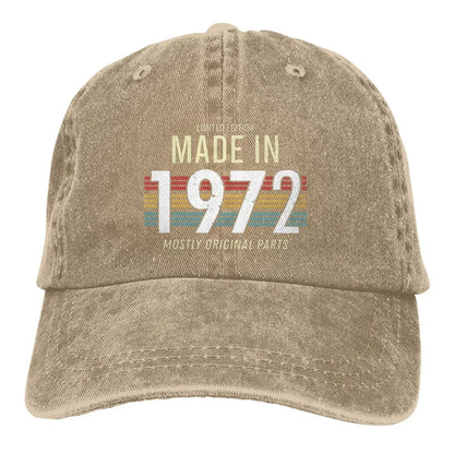 Limited Edition 1972 Vintage Baseball Cap