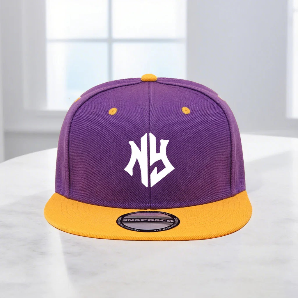 Unisex Color Block Snapback Baseball Cap