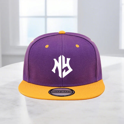 Unisex Color Block Snapback Baseball Cap