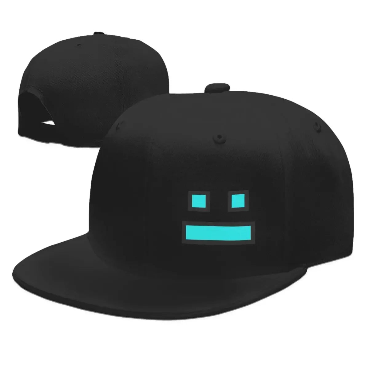 Geometry Dash Gaming Streetwear Adjustable Snapback Cap