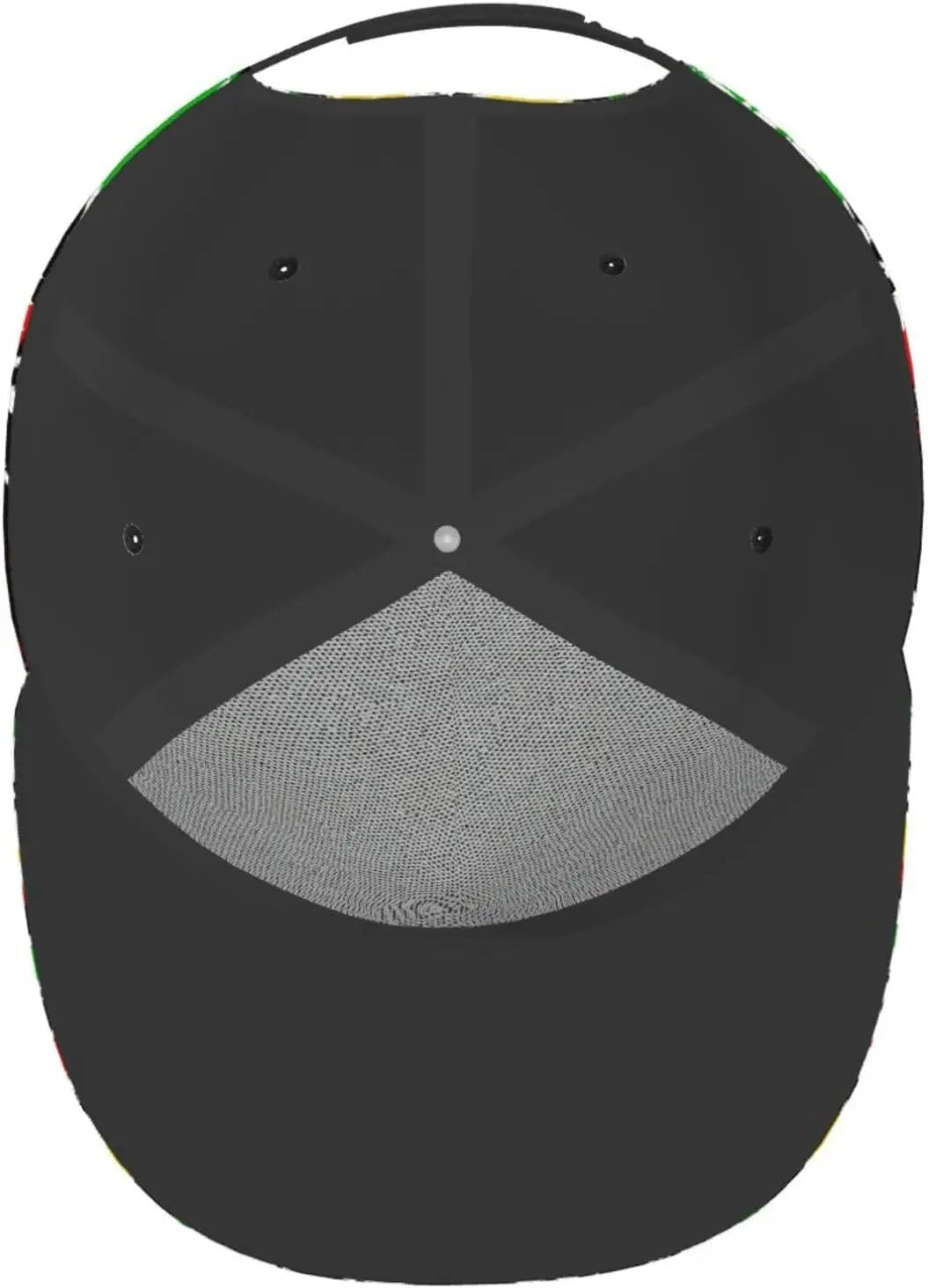 Jamaican Flag Adjustable Flat Bill Baseball Hat