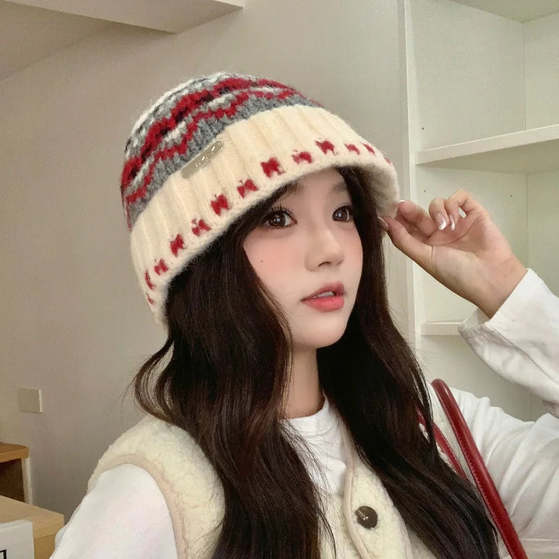 Knit Winter Fisherman Bucket Hat