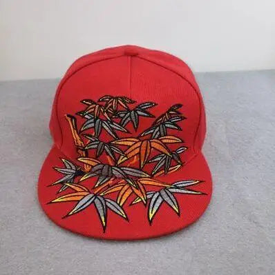 5 Panel 3D Animal Embroidery Snapback Cap