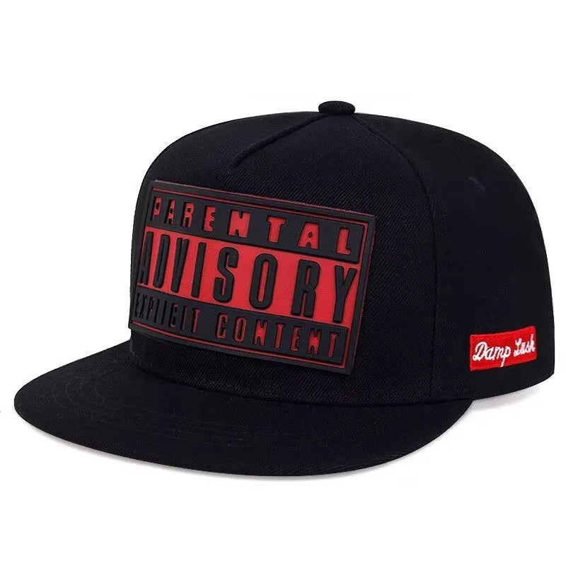 3D Letter Flat-Brim Hip-Hop Snapback