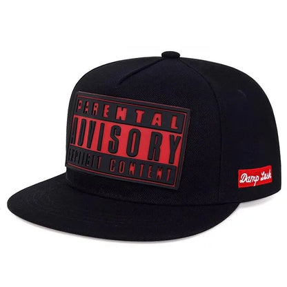 3D Letter Flat-Brim Hip-Hop Snapback