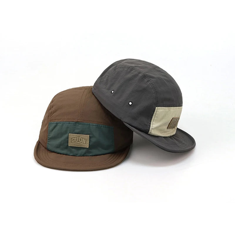 Quick Dry Short Brim Hiking Snapback Cap