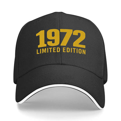 1972 Limited Edition Printed Fashion Baseball Cap