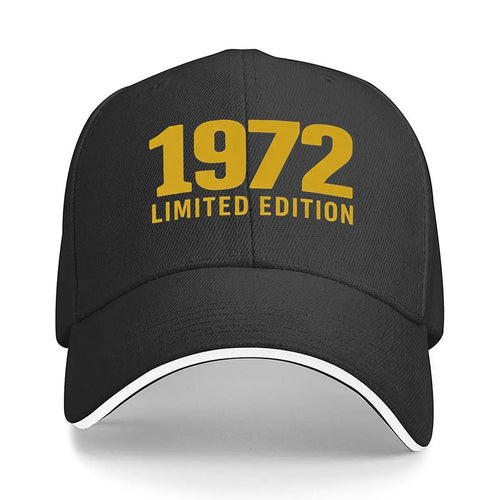 1972 Limited Edition Printed Fashion Baseball Cap