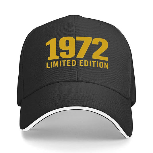 1972 Limited Edition Printed Fashion Baseball Cap