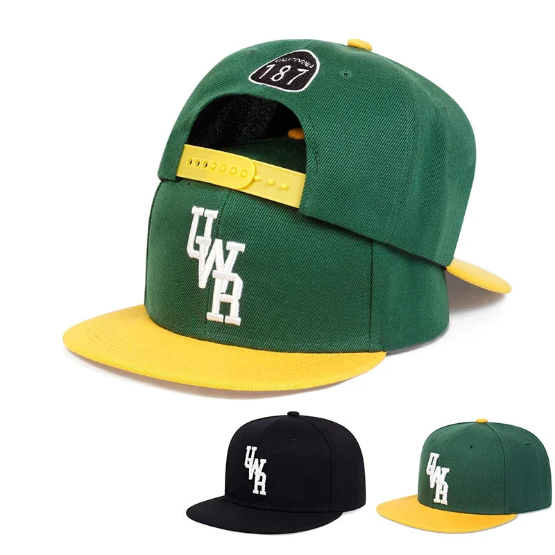 Unisex UWR Letter Embroidery Hip-hop Hats