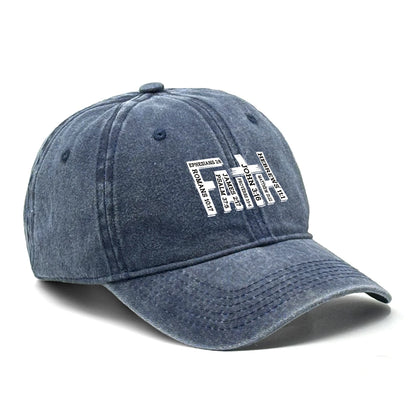 Faith Printed Adjustable Snapback Retro Baseball Cap