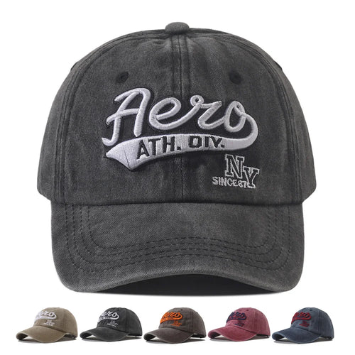 Retro Washed Embroidered Baseball Cap