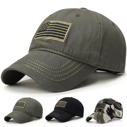 Unisex Flag Of The United States Embroidery Baseball Caps