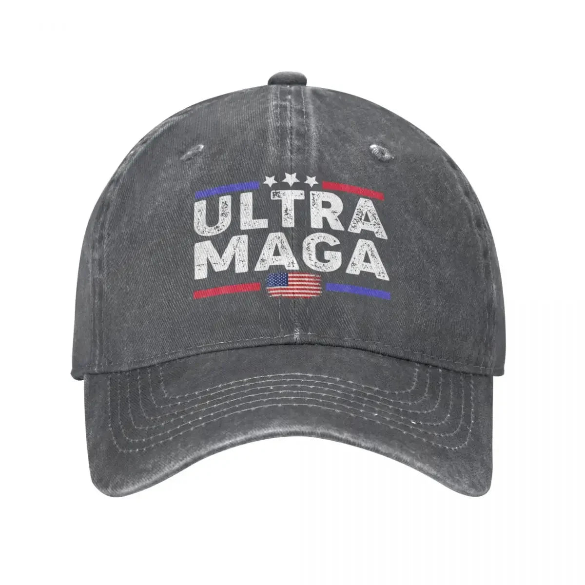 Ultra Maga Distressed Cotton Cap