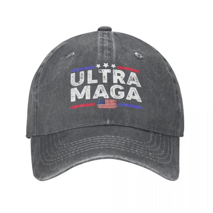 Ultra Maga Distressed Cotton Cap