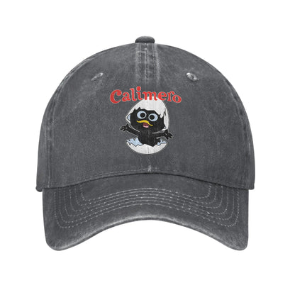 Calimero Washed Denim Spring Trucker Adjustable Baseball Cap
