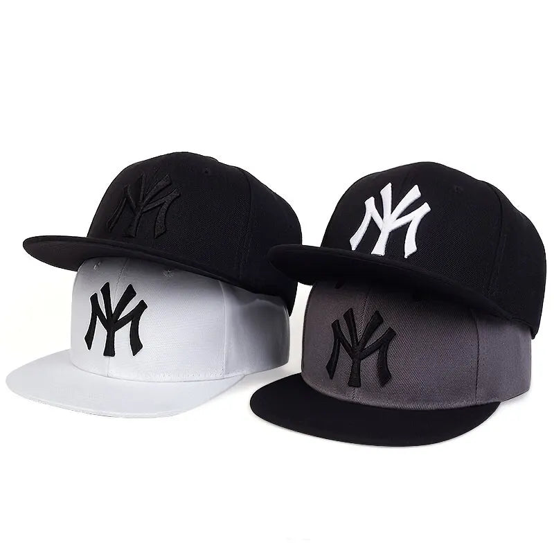 Letter Embroidery Hip Hop Adjustable Casual Snapback Cap