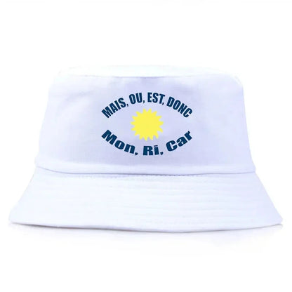 Mais Ou Est Reversible Cotton Bucket Hat